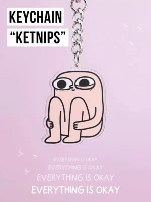 Ketnipz Keychain: Meme Character Bag Charm